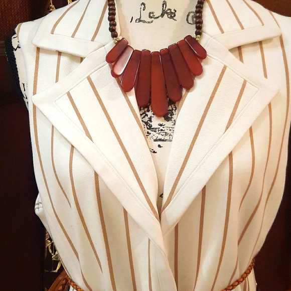 🌻"Trio Set Up" Vest Necklace Belt - Picture 2 of 11